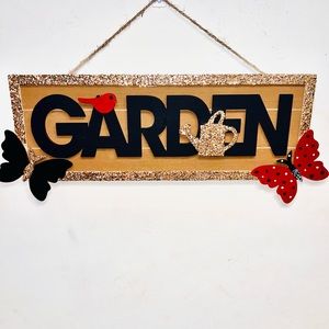 Garden Hand painted and Handmade Sign. Great gift